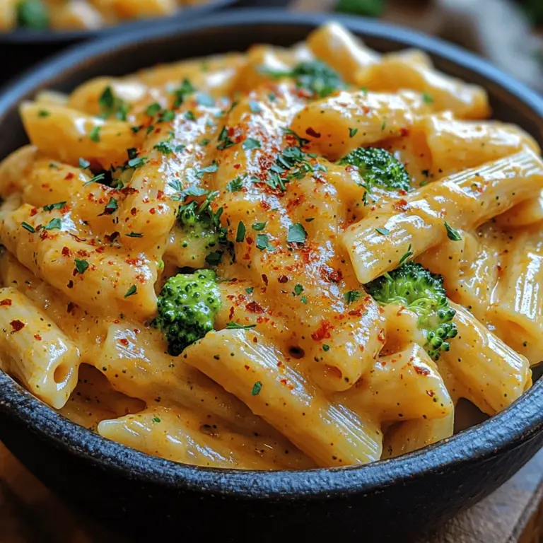 Creamy Broccoli Cheddar Pasta is a delightful dish that combines the comforting essence of pasta with the rich flavors of sharp cheddar cheese and the nutritional benefits of fresh broccoli. This recipe has gained popularity for its ability to cater to both the palate and the body, making it a favorite among families and busy individuals alike. The creamy sauce envelops each piece of pasta, creating a harmony of textures that is both satisfying and indulgent.