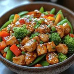 Sweet Harmony: Honey Garlic Chicken & Veggie Stir Fry