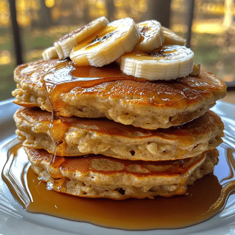 Pancakes are a beloved breakfast staple that can transform any morning into a delightful experience. Among the wide array of pancake varieties, fluffy banana oatmeal pancakes stand out for their unique combination of flavors and textures. These pancakes offer a deliciously sweet taste from ripe bananas, complemented by the wholesome goodness of oats. They’re an excellent choice for those looking for a nutritious yet indulgent breakfast option that appeals to both children and adults alike.