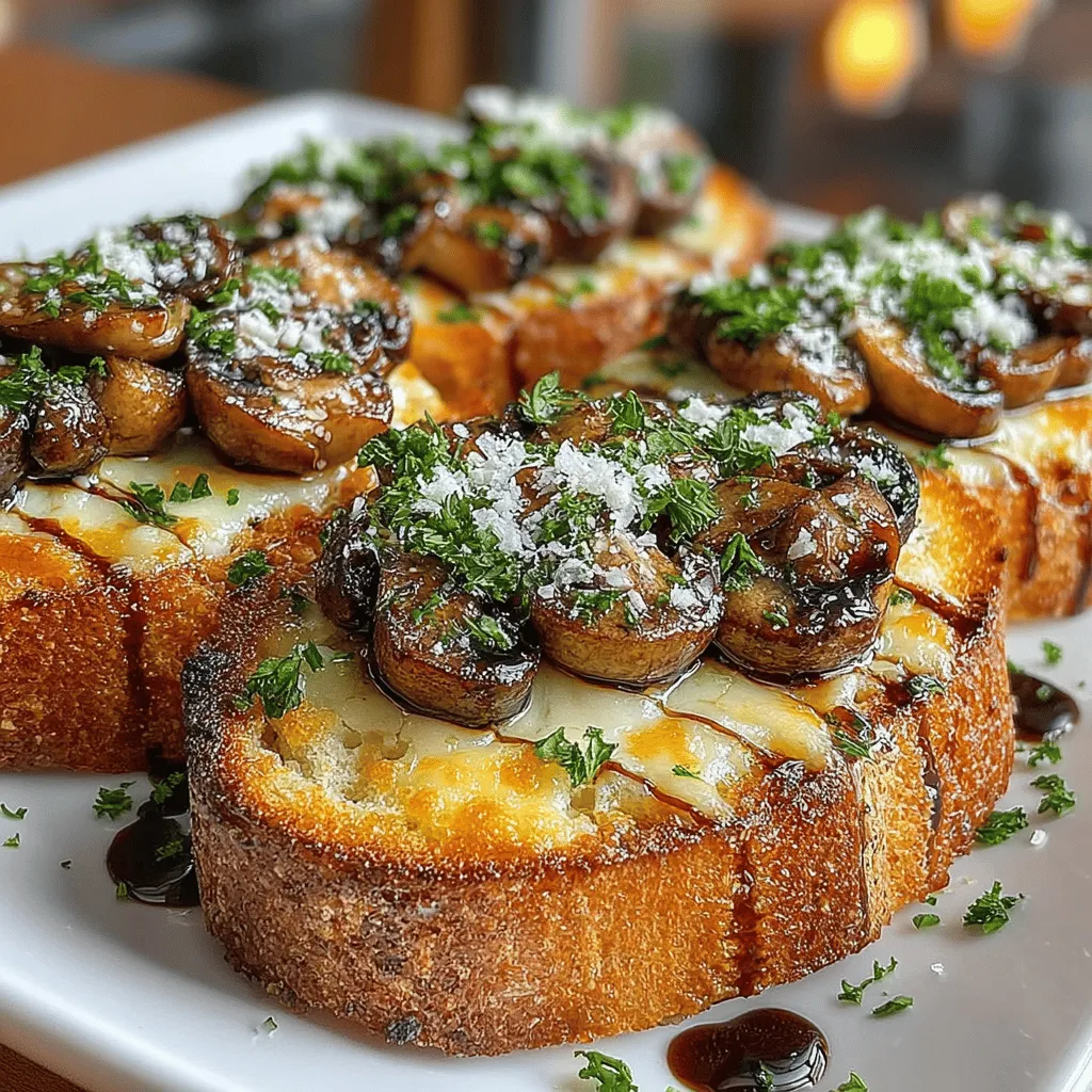 In the world of quick and satisfying meals, few dishes can rival the delight of a warm, cheesy toast melt. The Heavenly Savory Mushroom & Brie Toast Melts embody this experience, offering a perfect blend of flavors and textures that can elevate any casual meal into a gourmet affair. This recipe is not only simple to prepare but also makes for an elegant appetizer or a hearty snack, appealing to both casual diners and gourmet food enthusiasts alike. With its rich combination of earthy mushrooms and creamy brie, this toast melt is destined to become a favorite in your culinary repertoire.