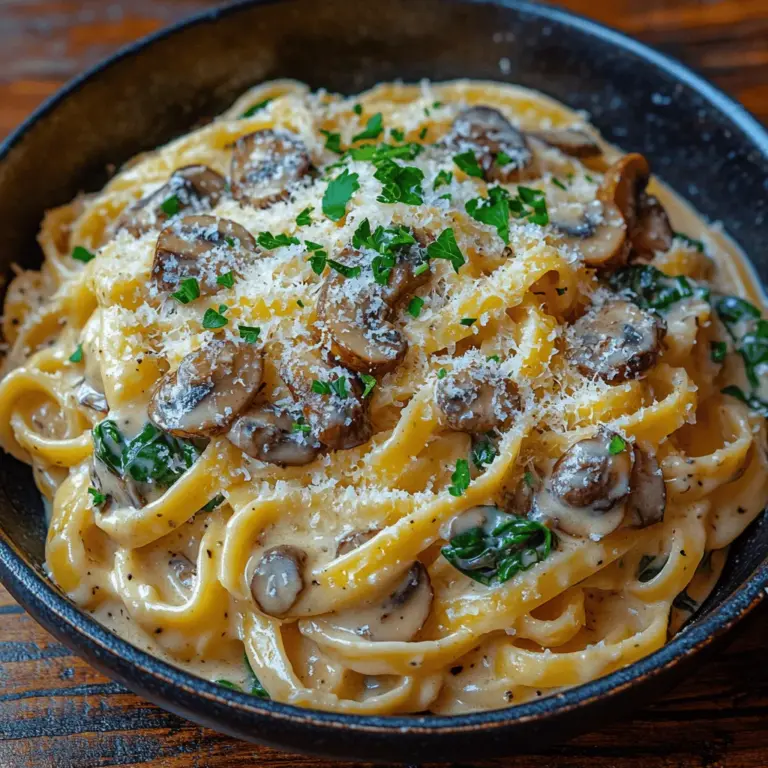 When it comes to comfort food, few dishes can compete with a creamy pasta. The rich, velvety sauce combined with perfectly cooked pasta creates a satisfying meal that warms the soul. Among the myriad of variations, Creamy Mushroom Spinach Pasta stands out for its exquisite blend of flavors and textures. This dish harmonizes the earthiness of mushrooms with the vibrant freshness of spinach, all enveloped in a luscious cream sauce that clings to every strand of pasta. Whether you’re looking for a quick weeknight dinner or a cozy weekend indulgence, this recipe is sure to please the palate and fill the belly.