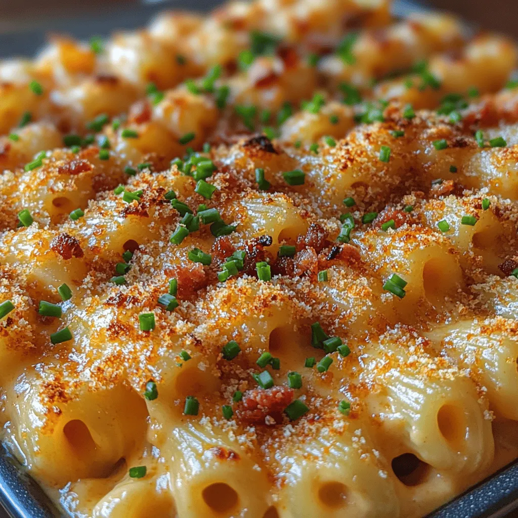 When it comes to comfort food, few dishes evoke the same nostalgic emotions and cravings as macaroni and cheese. This beloved staple has been a household favorite for generations, known for its creamy texture and cheesy goodness. Whether enjoyed as a simple weeknight meal or elevated for special gatherings, mac and cheese holds a unique place in our culinary hearts. Today, we are excited to introduce you to an indulgent twist on this classic dish—Creamy Bacon Bliss Mac & Cheese. This gourmet version combines rich cheeses, crispy bacon, and a luscious creamy sauce, creating a dish that is sure to impress family and friends alike.