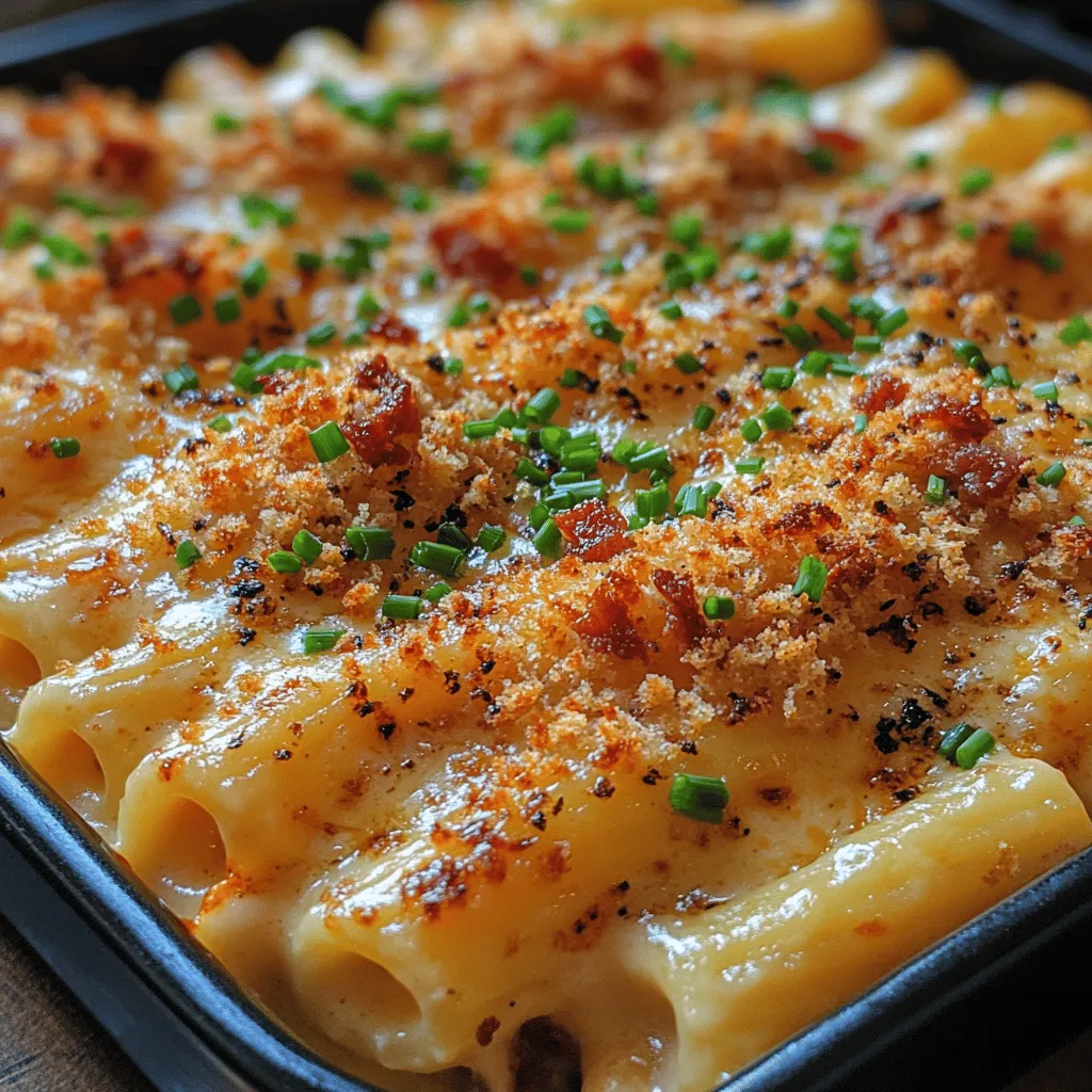 When it comes to comfort food, few dishes evoke the same nostalgic emotions and cravings as macaroni and cheese. This beloved staple has been a household favorite for generations, known for its creamy texture and cheesy goodness. Whether enjoyed as a simple weeknight meal or elevated for special gatherings, mac and cheese holds a unique place in our culinary hearts. Today, we are excited to introduce you to an indulgent twist on this classic dish—Creamy Bacon Bliss Mac & Cheese. This gourmet version combines rich cheeses, crispy bacon, and a luscious creamy sauce, creating a dish that is sure to impress family and friends alike.