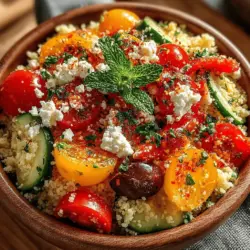 As the warm sun graces our days, the culinary world transitions to lighter, more refreshing meals. The arrival of summer beckons us to embrace salads that not only nourish our bodies but also delight our taste buds with vibrant flavors and fresh ingredients. Among the myriad of summer salads, the Chilled Mediterranean Couscous Salad stands out as a quintessential dish that encapsulates the spirit of Mediterranean cuisine. This salad, brimming with colorful vegetables, aromatic herbs, and the delightful texture of couscous, serves as a perfect example of a meal that is both nutritious and flavorful. Whether you're hosting a casual family gathering or an elegant dinner party, this dish is versatile enough to shine on any table.