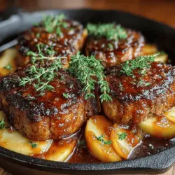 Slow Cooked Maple Apple Pork Chops Recipe