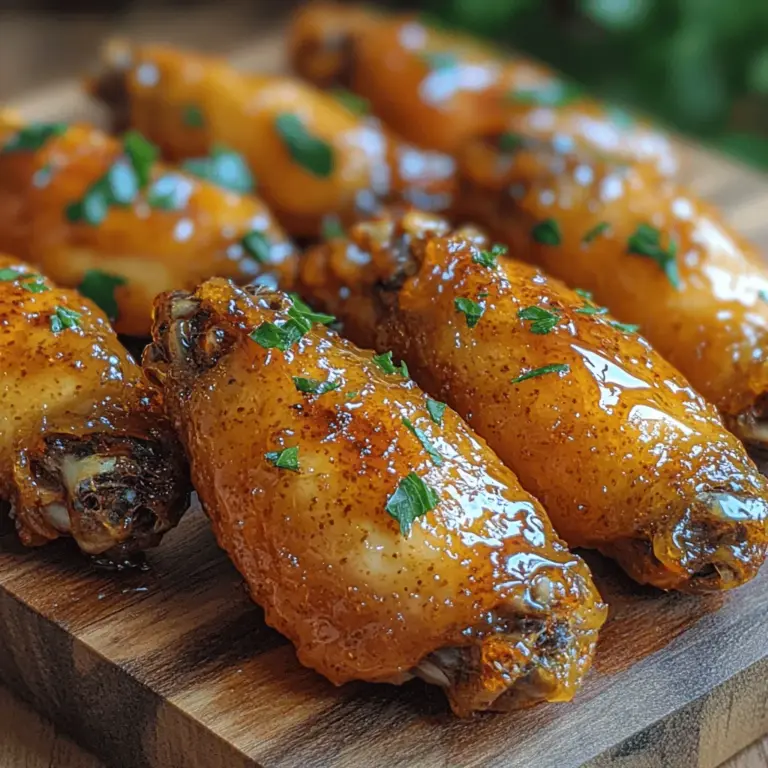 Delve into the world of mouthwatering flavors with our Crunchy Honey Glazed Chicken Wings recipe. This dish strikes the perfect balance between a crispy texture and a sweet, savory glaze, making it an ideal choice for gatherings, game days, or simply a delicious meal at home. Chicken wings have become a staple in culinary traditions worldwide, celebrated for their versatility and ability to adapt to various flavor profiles. Whether you're hosting a lively party or enjoying a cozy night in, these wings are sure to elevate your dining experience.