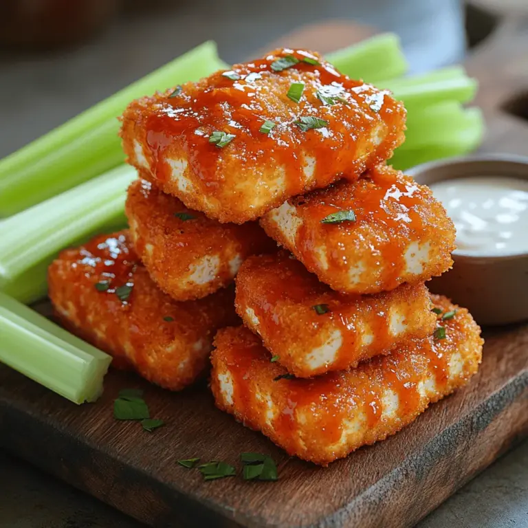In recent years, plant-based diets have surged in popularity, driven by a growing awareness of health, sustainability, and ethical eating. As more people opt for vegetarian and vegan options, the culinary landscape has transformed, offering a wealth of delicious recipes that cater to this new wave of consciousness. Among these, Crispy Buffalo Tofu Nuggets stand out as a flavorful and satisfying alternative to traditional chicken nuggets. These nuggets not only deliver the spicy kick of classic Buffalo sauce but also boast a crunchy texture that makes them an irresistible snack, appetizer, or main dish.