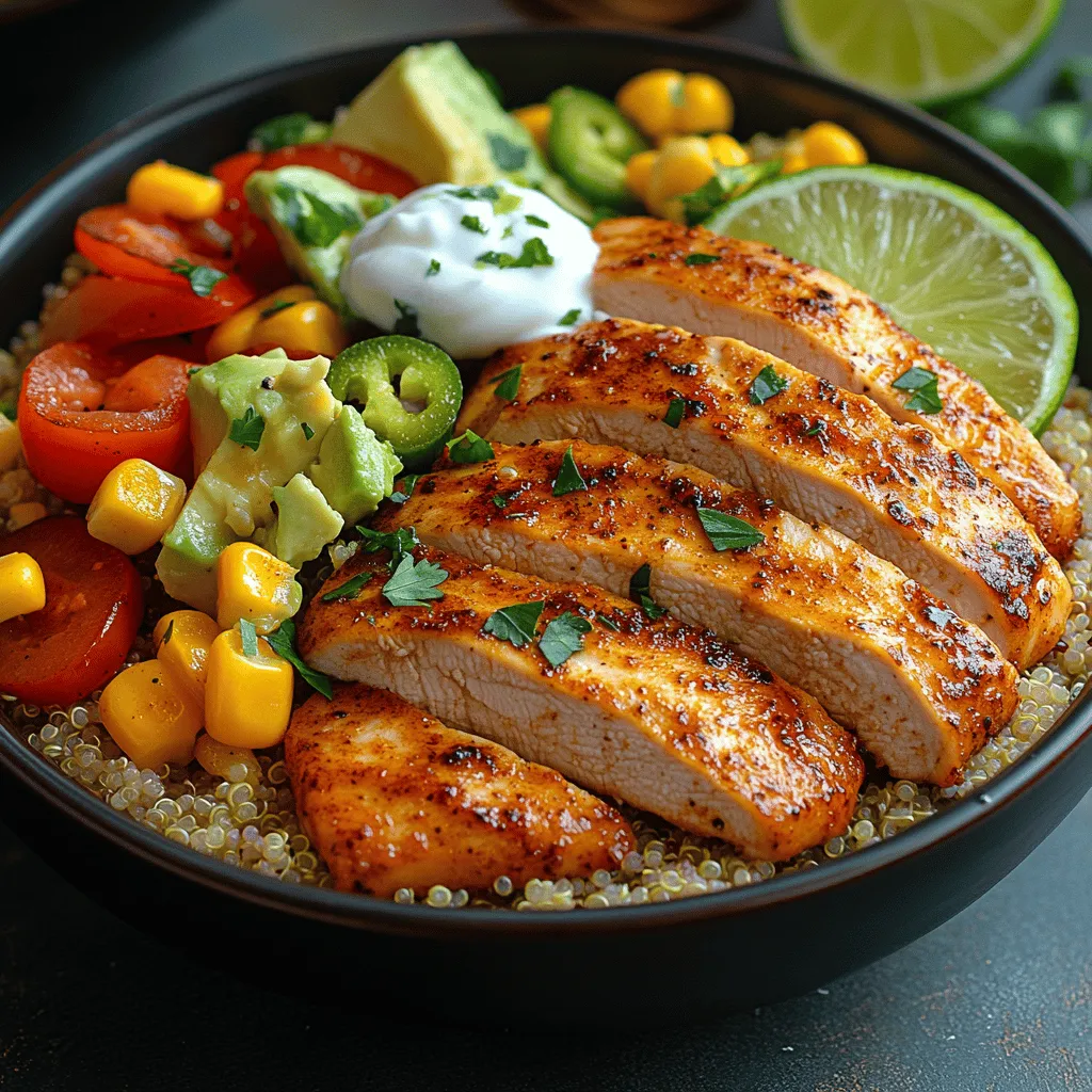 In today’s fast-paced world, finding meals that are both delicious and nutritious can often feel like a challenge. Enter the Zesty Lime Chicken Bowls, a vibrant dish that not only tantalizes the taste buds but also supports a balanced diet. This recipe is characterized by its refreshing lime flavor, which perfectly complements juicy chicken breasts and a medley of colorful vegetables. With its bright, zesty notes and wholesome ingredients, this dish is ideal for a variety of occasions—be it a cozy family dinner, meal prep for the week ahead, or a casual gathering with friends.