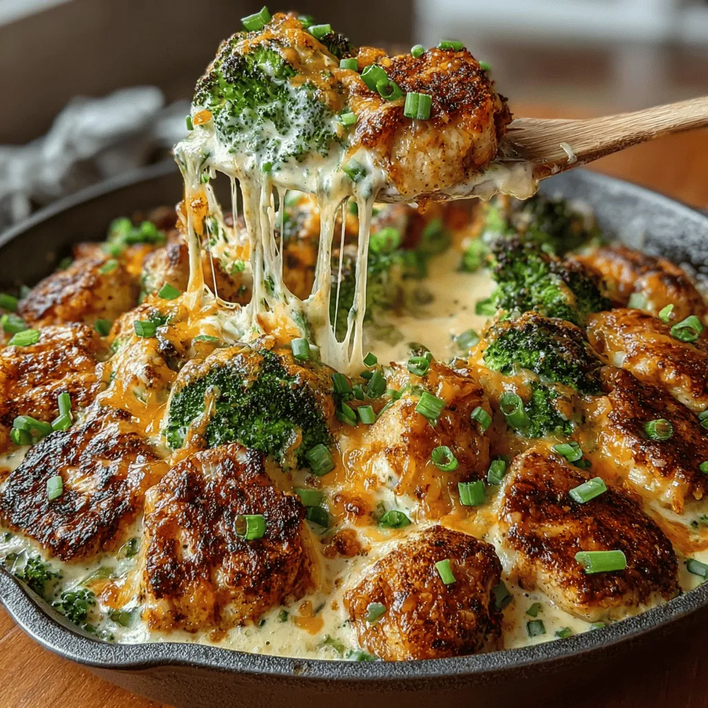 When it comes to quick and satisfying weeknight dinners, few dishes can compete with the allure of a Cheesy Ranch Chicken Broccoli Skillet. This one-pan meal brings together tender chicken, vibrant broccoli, and rich, creamy cheese, all seasoned with the zesty flavor of ranch dressing. It's a dish that not only pleases the palate but also provides a comforting and fulfilling dining experience for the whole family.