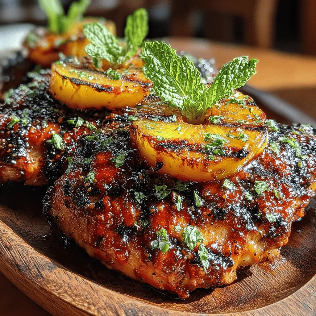 As the warm sun shines and the scent of summer fills the air, there’s nothing quite like the joy of grilling outdoors. One dish that captures the essence of this season is Juicy Grilled Peach BBQ Chicken. This delightful recipe brings together the sweet, juicy goodness of ripe peaches and the smoky, savory flavor of barbecue chicken, creating a perfect harmony that tantalizes the taste buds. With its vibrant colors and mouthwatering aroma, this dish is sure to be a hit at family gatherings, summer barbecues, or casual weeknight dinners.