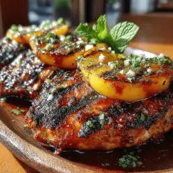As the warm sun shines and the scent of summer fills the air, there’s nothing quite like the joy of grilling outdoors. One dish that captures the essence of this season is Juicy Grilled Peach BBQ Chicken. This delightful recipe brings together the sweet, juicy goodness of ripe peaches and the smoky, savory flavor of barbecue chicken, creating a perfect harmony that tantalizes the taste buds. With its vibrant colors and mouthwatering aroma, this dish is sure to be a hit at family gatherings, summer barbecues, or casual weeknight dinners.
