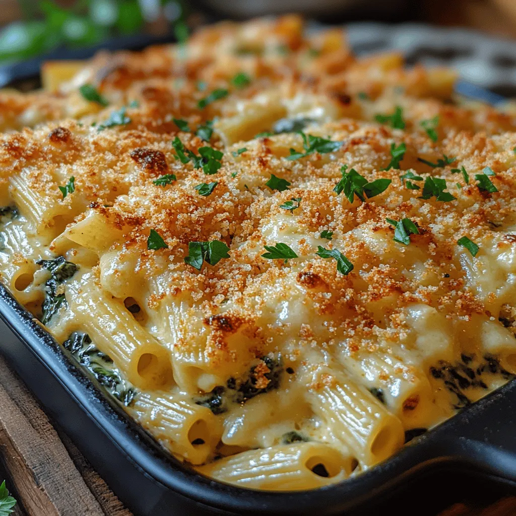 If you're in search of the ultimate comfort food that combines rich flavors, creamy textures, and a hint of nostalgia, look no further than the Creamy Spinach and Artichoke Pasta Bake. This dish not only tantalizes the taste buds but also warms the heart, making it an ideal meal for family gatherings, casual dinners, or even a cozy night in. The combination of tender pasta, luscious cheese, and vibrant vegetables creates a harmonious balance that appeals to both children and adults alike.