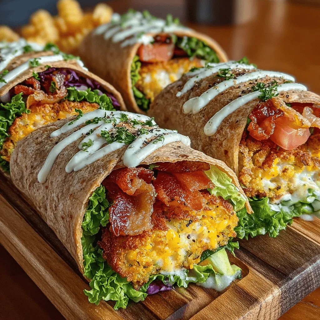 Zucchini Fritter BLT Wraps offer a delightful fusion of flavors and textures that make them a standout option for anyone seeking a healthy yet satisfying meal. This recipe is not only a treat for the taste buds but also an excellent way to incorporate more vegetables into your diet. With the growing trend of using zucchini in creative ways, these wraps beautifully showcase the vegetable's versatility while delivering a twist on the classic BLT sandwich.