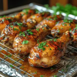 Sticky Maple Dijon Chicken Drumsticks