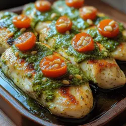 Creamy Basil Pesto Chicken: A Culinary Delight