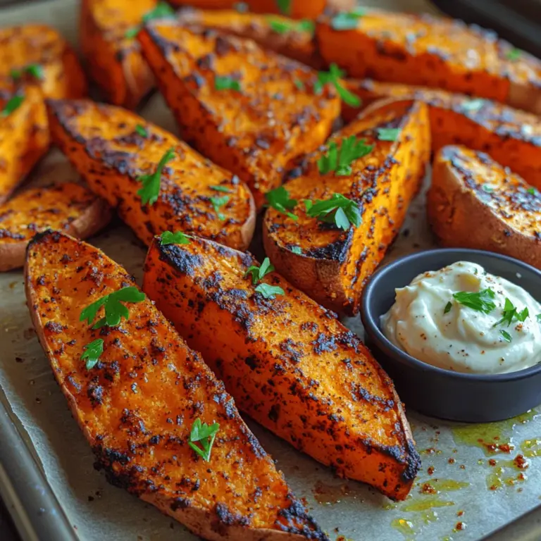 If you're looking to elevate your snacking game or impress your guests with a delicious side dish, look no further than crispy Cajun sweet potato wedges. These wedges are not only visually appealing but also pack a flavorful punch that makes them a favorite among both health-conscious eaters and those craving indulgent flavors. The combination of the natural sweetness of sweet potatoes and the bold, spicy notes of Cajun seasoning creates a delightful contrast that is hard to resist.