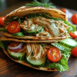 Creamy Dill Ranch Chicken Pita Pockets: Complete Guide to Serving, Nutritional Benefits, and More