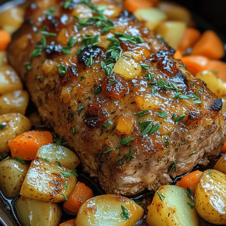 In today’s fast-paced world, the art of slow cooking has gained immense popularity, and for good reason. Slow cooking not only simplifies meal preparation but also elevates the flavors of ingredients to new heights. The Slow Cooker Garlic Herb Pork Roast is a standout recipe that exemplifies the benefits of this cooking method—transforming a humble cut of meat into a tender, flavorful centerpiece perfect for family dinners, gatherings, or meal prep for the week ahead.