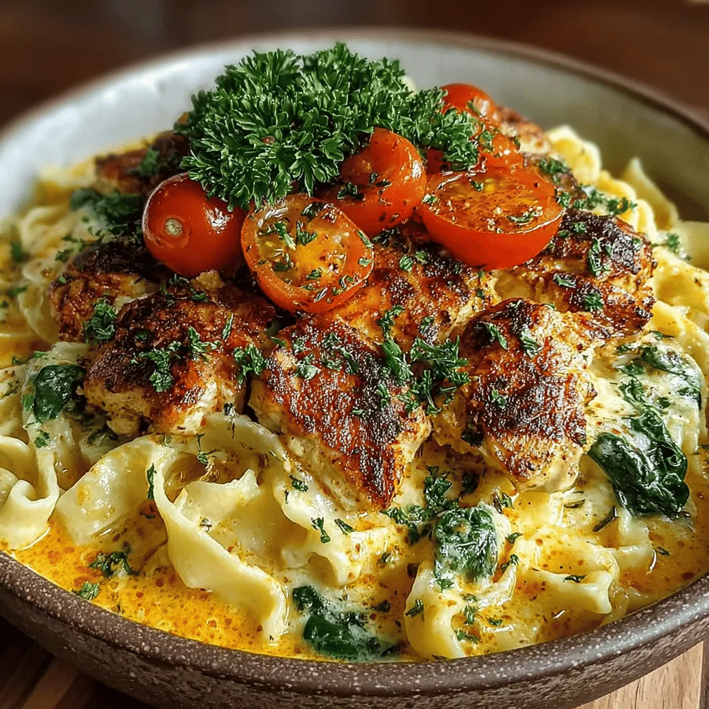 If you’re in search of a dish that beautifully combines creamy, cheesy goodness with a tantalizing kick, look no further than Spicy Cajun Chicken Alfredo Delight. This exquisite recipe not only tantalizes the taste buds but also delivers a satisfying meal that can be prepared in just 25 minutes. Whether it's a weeknight dinner or a cozy gathering with family and friends, this dish promises a delightful culinary experience that celebrates the rich flavors of Cajun cuisine.
