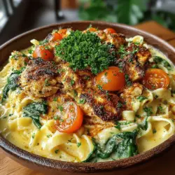 Spicy Cajun Chicken Alfredo Delight