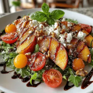 As the sun shines brighter and temperatures rise, the allure of fresh summer salads becomes irresistible. These vibrant dishes not only offer a way to cool down but also showcase an array of seasonal ingredients bursting with flavor. Among the many delightful creations, the Sweet & Spicy Peach Delight Salad stands out as a true celebration of summer. This refreshing salad is perfect for warm-weather gatherings, picnics in the park, or as a light meal to enjoy on a sunny afternoon.
