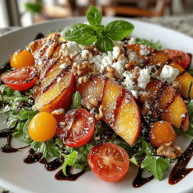 As the sun shines brighter and temperatures rise, the allure of fresh summer salads becomes irresistible. These vibrant dishes not only offer a way to cool down but also showcase an array of seasonal ingredients bursting with flavor. Among the many delightful creations, the Sweet & Spicy Peach Delight Salad stands out as a true celebration of summer. This refreshing salad is perfect for warm-weather gatherings, picnics in the park, or as a light meal to enjoy on a sunny afternoon.
