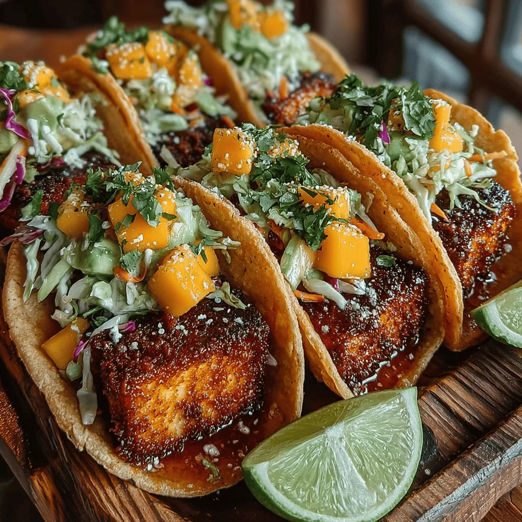 In recent years, the culinary landscape has seen a significant shift towards plant-based meals, with more individuals embracing vegetarian and vegan diets for both health and environmental reasons. Among the myriad of plant-based options, tacos have emerged as a favorite, offering endless possibilities for flavor and creativity. Enter the Tropical Tofu Tacos with Mango Slaw, a vibrant dish that beautifully marries the savory and sweet, delivering a delightful eating experience. This recipe is not only packed with flavor but also brimming with health benefits, making it an ideal choice for anyone looking to enjoy a nutritious meal, whether they follow a vegan lifestyle or simply want to incorporate more plant-based options into their diet.