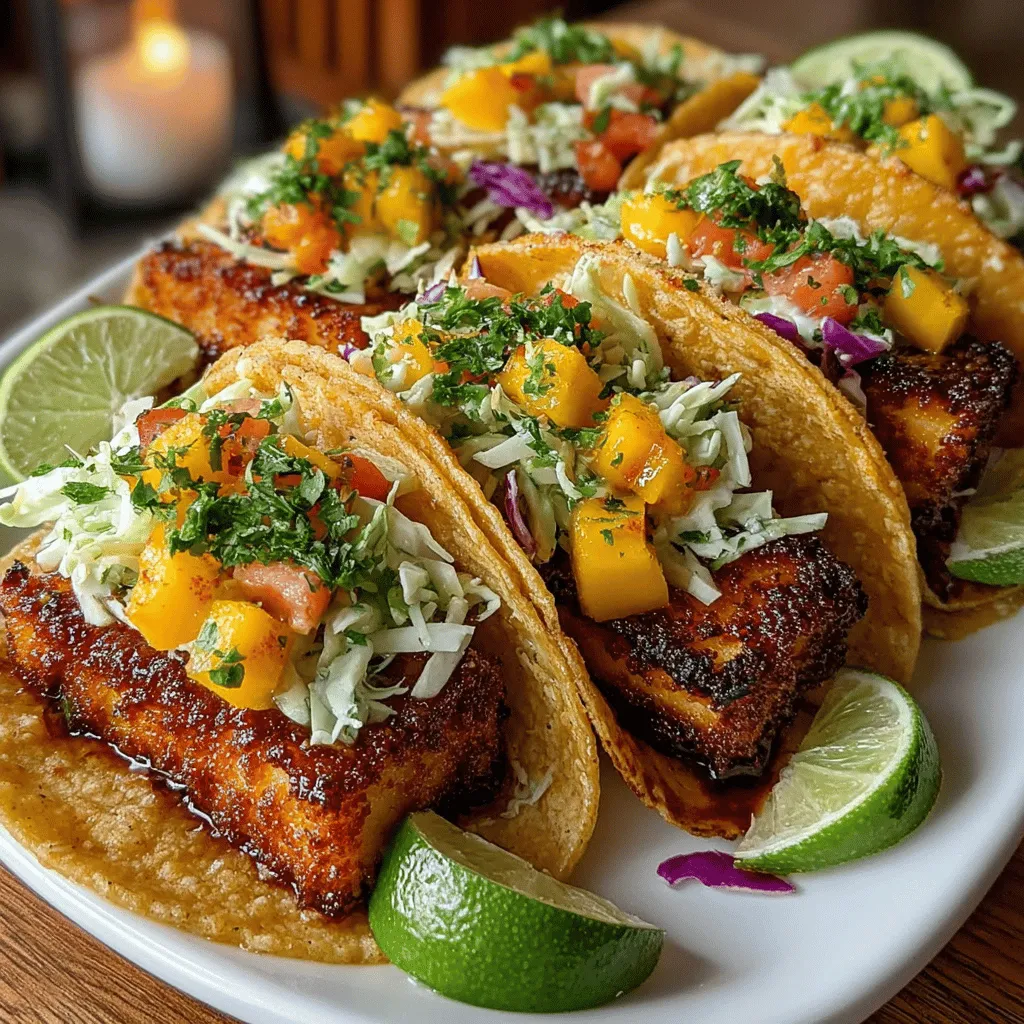 In recent years, the culinary landscape has seen a significant shift towards plant-based meals, with more individuals embracing vegetarian and vegan diets for both health and environmental reasons. Among the myriad of plant-based options, tacos have emerged as a favorite, offering endless possibilities for flavor and creativity. Enter the Tropical Tofu Tacos with Mango Slaw, a vibrant dish that beautifully marries the savory and sweet, delivering a delightful eating experience. This recipe is not only packed with flavor but also brimming with health benefits, making it an ideal choice for anyone looking to enjoy a nutritious meal, whether they follow a vegan lifestyle or simply want to incorporate more plant-based options into their diet.