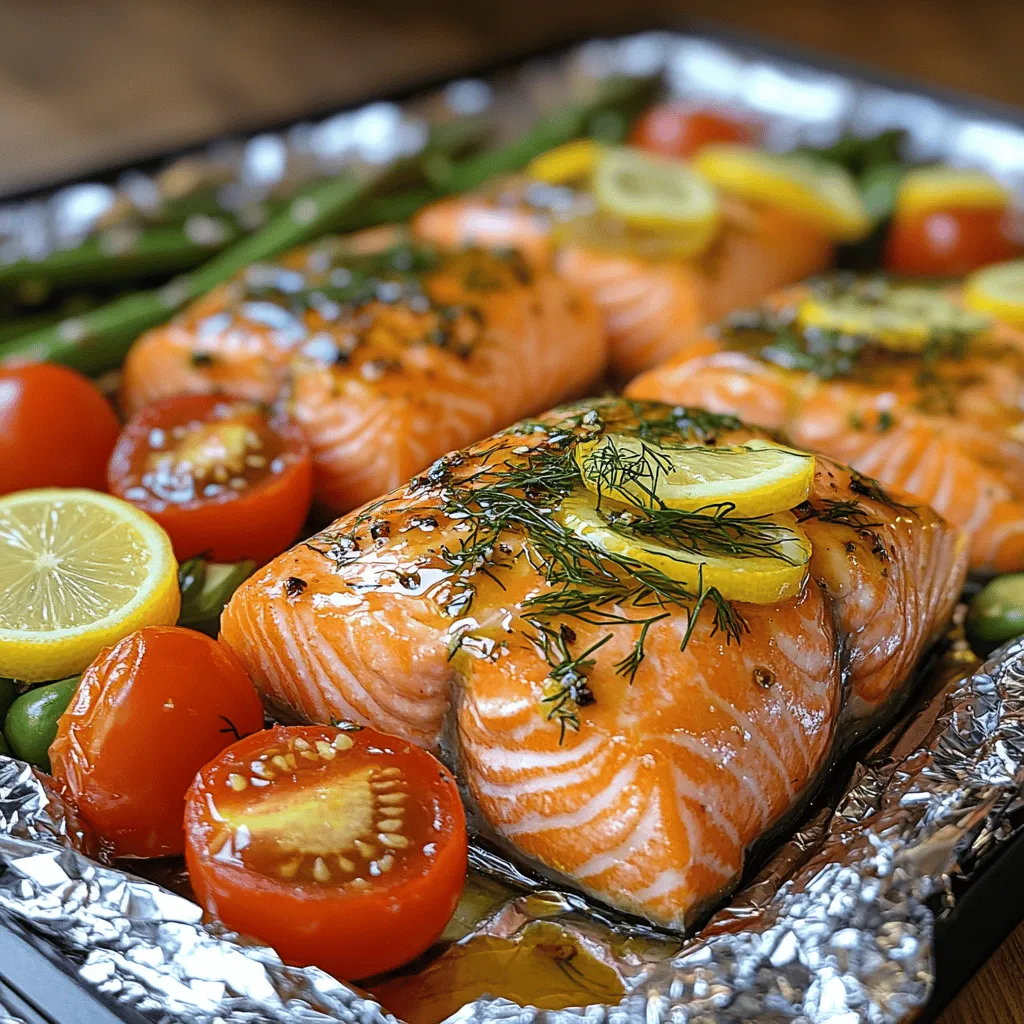 If you’re looking for a quick, flavorful, and nutritious meal, Zesty Lemon Dill Salmon Foil Packs are the perfect solution. This dish combines the rich, buttery flavor of fresh salmon with the bright acidity of lemon and the unique aroma of dill, creating a delightful experience for your taste buds. Not only does this recipe deliver on taste, but it also brings an array of health benefits and convenience that make it a go-to choice for busy weeknights or outdoor gatherings.
