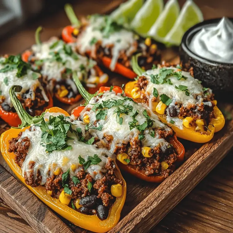 In recent years, air fryer recipes have taken the culinary world by storm, offering a convenient and healthier alternative to traditional frying methods. Home cooks are increasingly turning to air fryers to create crispy, delicious dishes with minimal oil, making it easier to enjoy their favorite foods without the guilt. One standout recipe that perfectly exemplifies this trend is Taco-Stuffed Mini Peppers. This dish combines vibrant flavors, colorful ingredients, and a healthy twist, making it an ideal choice for busy weeknights or festive gatherings.