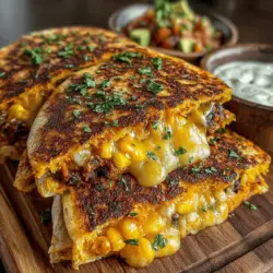 Savory Sweet Potato Black Bean Quesadilla Pockets