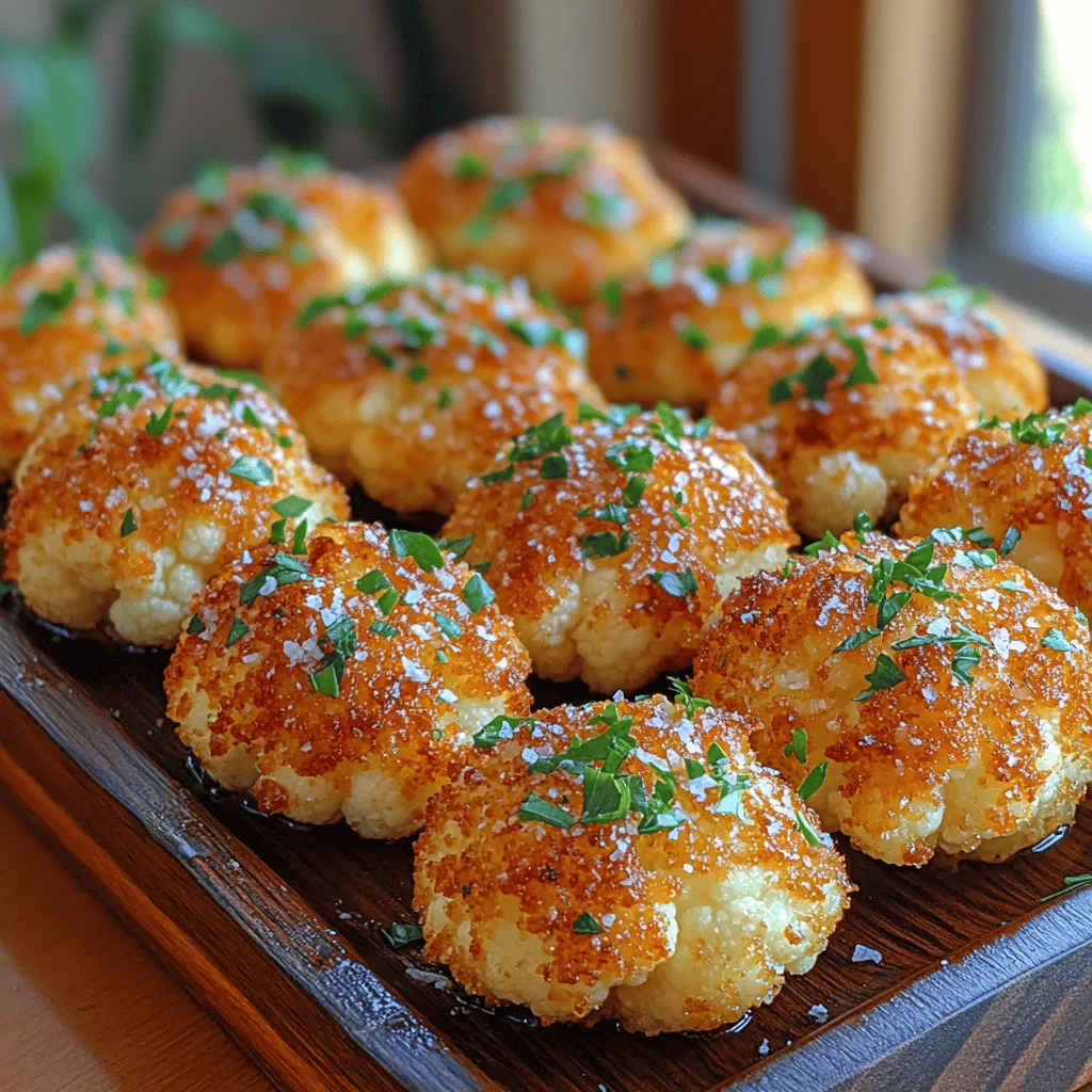 In the realm of culinary delights, crispy Parmesan cauliflower bites stand out as a truly exceptional snack or appetizer. This dish masterfully combines a crunchy, golden exterior with the tender, flavorful insides of fresh cauliflower. As a versatile recipe, it caters not only to vegetarians but also to those who might typically lean towards meat-based dishes, making it an excellent choice for gatherings, parties, or even a simple family dinner. The appeal of these bites goes beyond their taste; they are simple to prepare and offer a nutritious alternative to traditional fried snacks.