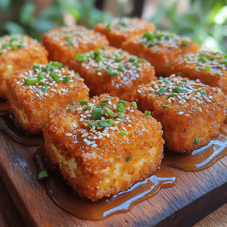 Tofu has long been celebrated as a versatile and nutritious protein source, particularly in plant-based diets. Derived from soybeans, tofu is not only rich in protein but also contains essential amino acids, making it an excellent alternative to meat for those seeking healthier lifestyle choices. With its ability to absorb flavors and its varied textures, tofu serves as a blank canvas for culinary creativity. One dish that showcases its potential remarkably well is Crispy Honey Garlic Tofu Nuggets.
