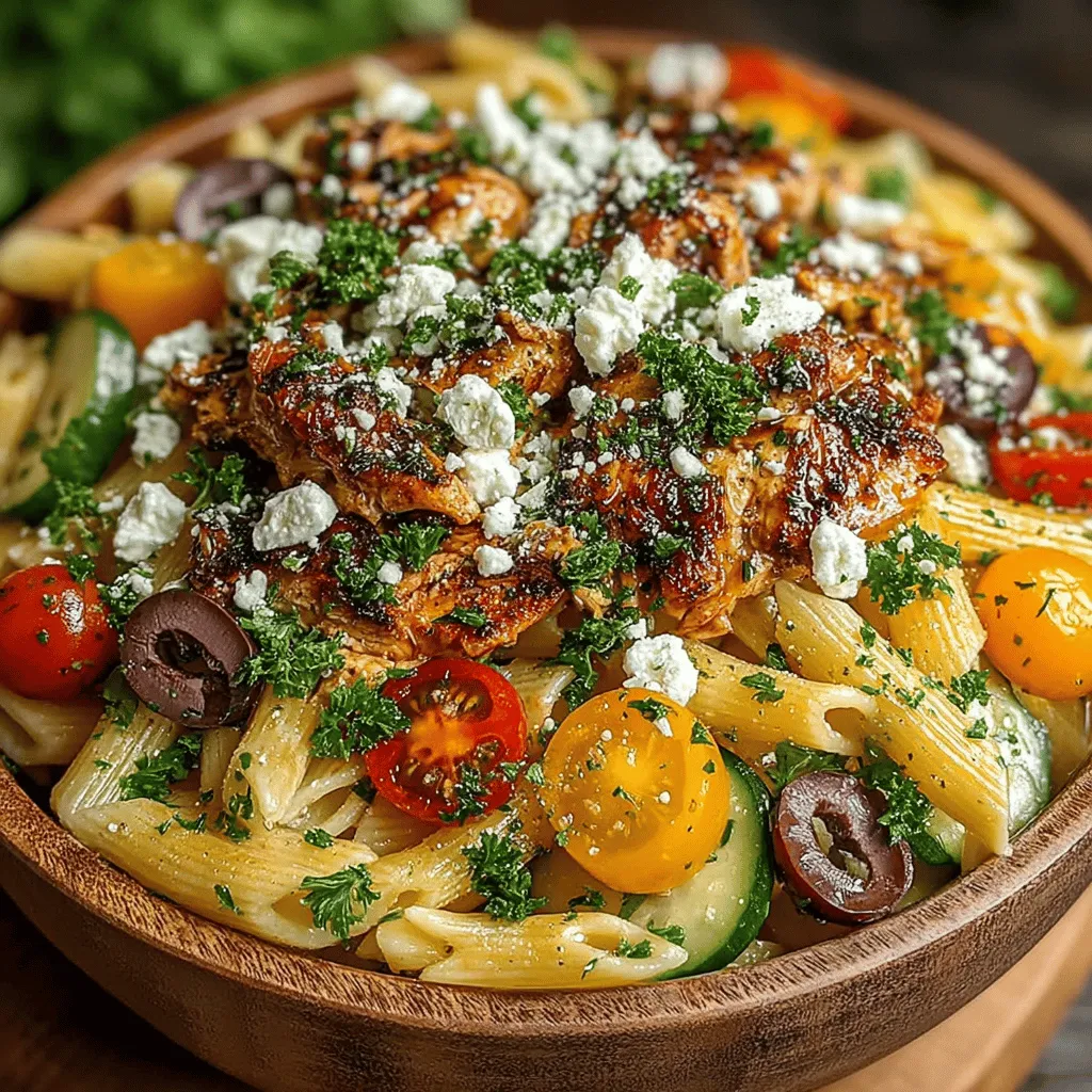In the realm of culinary delights, few dishes capture the essence of summer like a Cold Greek Chicken Pasta Salad. This vibrant dish offers a refreshing blend of flavors and textures that epitomize Mediterranean cuisine. It is a delightful combination of tender chicken, wholesome pasta, and an array of colorful vegetables, all drizzled with a zesty dressing that sings of sun-soaked days and leisurely meals. Not only is this salad a feast for the senses, but it also serves as a healthy option for those looking to enjoy a satisfying meal without the heaviness often associated with traditional salads.