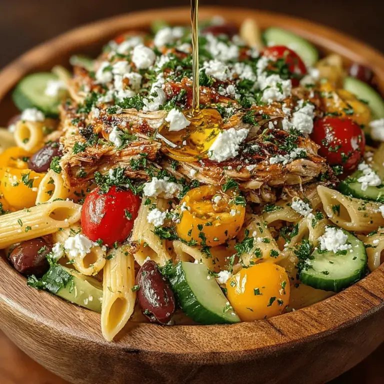 In the realm of culinary delights, few dishes capture the essence of summer like a Cold Greek Chicken Pasta Salad. This vibrant dish offers a refreshing blend of flavors and textures that epitomize Mediterranean cuisine. It is a delightful combination of tender chicken, wholesome pasta, and an array of colorful vegetables, all drizzled with a zesty dressing that sings of sun-soaked days and leisurely meals. Not only is this salad a feast for the senses, but it also serves as a healthy option for those looking to enjoy a satisfying meal without the heaviness often associated with traditional salads.