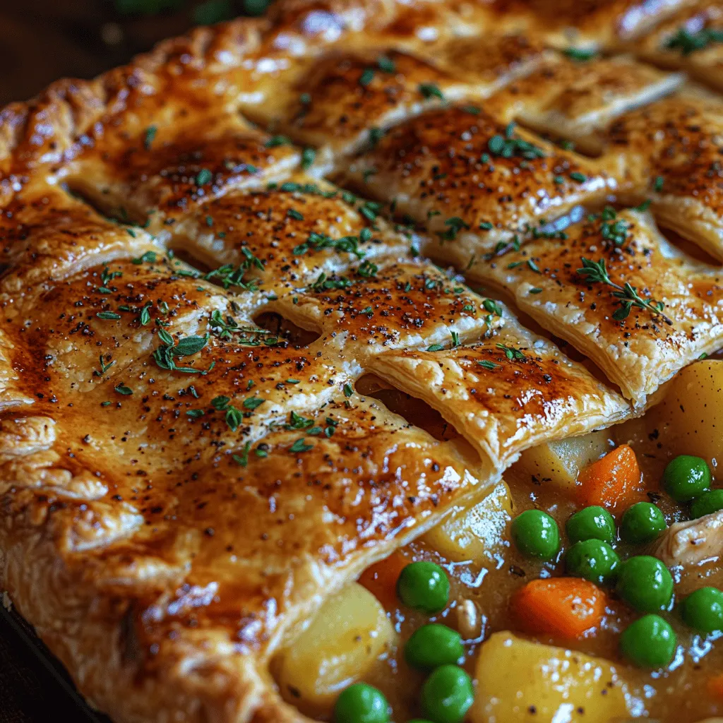 Chicken pot pie is more than just a meal; it is a comforting classic that evokes nostalgia and warmth. With its rich, savory filling encased in a flaky, golden crust, this dish has been a staple in homes for generations. It embodies the essence of homemade cooking, a tradition that fosters family connections and cherished memories around the dinner table. Whether it’s a chilly evening or a festive gathering, chicken pot pie serves as an inviting centerpiece that brings people together, making it suitable for any occasion.