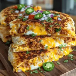 Spicy Sriracha Tuna Melt Quesadillas