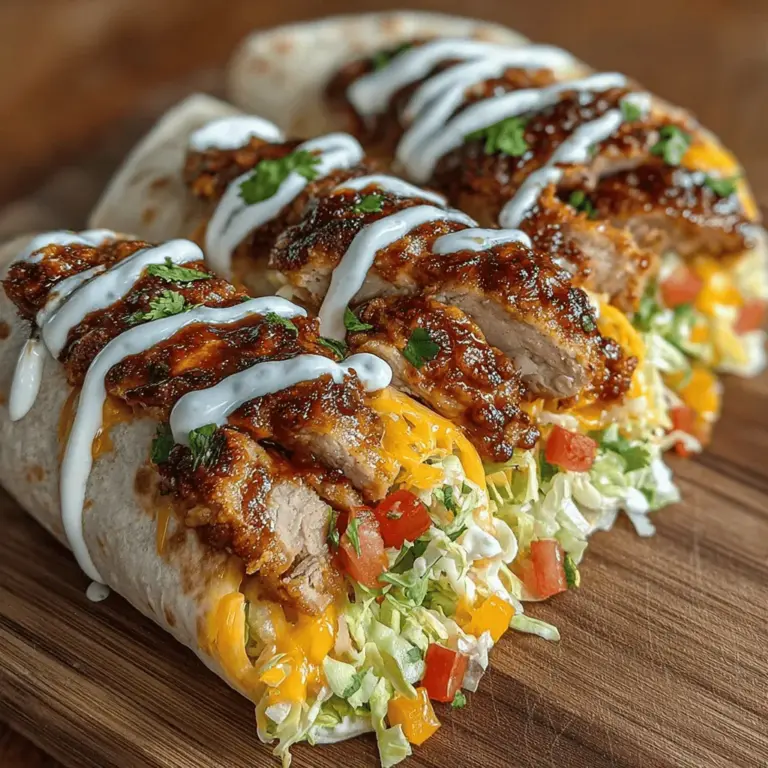 In the bustling world we live in, finding meals that are both delicious and convenient can often feel like a challenge. Enter the BBQ chicken wrap—a culinary creation that combines the smoky, mouthwatering flavors of grilled chicken with the practicality of a wrap. This delightful dish not only satisfies your taste buds but also fits seamlessly into busy lifestyles, making it a go-to option for family dinners, picnics, or meal prep for the week ahead.