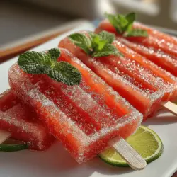 As the summer sun blazes overhead, frozen treats become a beloved staple for both children and adults seeking respite from the heat. From creamy ice creams to fruity sorbets, the options are endless, but few can rival the sheer refreshment offered by watermelon-based desserts. Among these delights, Watermelon Bliss Pops stand out as a healthy, hydrating, and invigorating choice, perfect for those hot summer days.