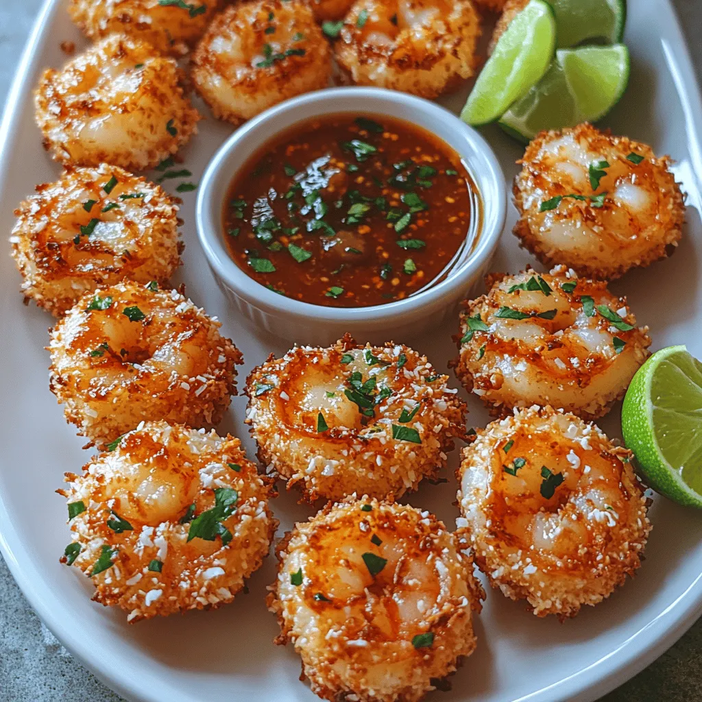 Crunchy Coconut Shrimp Bites are a delightful fusion of flavors and textures that bring the essence of tropical cuisine right to your kitchen. This dish features succulent shrimp coated in a crispy coconut crust, making it an irresistible appetizer or party snack. The combination of crunchy coconut with tender shrimp creates a mouthwatering experience that is sure to impress both family and guests alike.