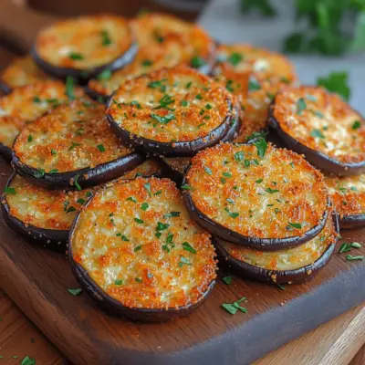 Crunchy Delights: Air-Fryer Eggplant Chips