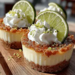 When preparing your Zesty No-Bake Key Lime Cheesecake Cups, a crucial step is ensuring that the crust is pressed down evenly. This not only helps in achieving a consistent texture but also contributes to the overall presentation of the dessert. Here are some effective tips: