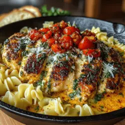 When it comes to weeknight dinners, finding a dish that strikes the perfect balance between comfort and convenience can be a challenge. Enter the Creamy Tomato Basil Chicken Skillet, a delectable meal that brings together the rich flavors of cream, the bright acidity of tomatoes, and the fresh aroma of basil. This dish not only satisfies the palate but also makes for a quick and easy preparation, making it an ideal choice for busy weeknights.