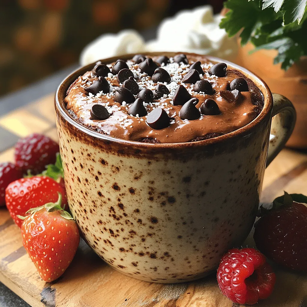 The first step in creating your decadent guilt-free chocolate mug cake is selecting the right mug. Your mug should be microwave-safe and ideally made of ceramic or glass, as these materials distribute heat evenly, ensuring that your cake cooks uniformly. Choose a mug that holds at least 12 ounces, providing ample space for your cake to rise without overflowing. Avoid using plastic mugs, as they can warp in the microwave and may leach harmful chemicals into your food.