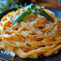 Creamy Roasted Red Pepper Pasta Recipe