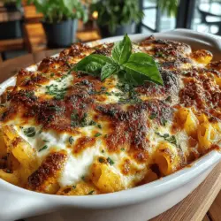 Cheesy Baked Ziti Delight: The Ultimate Comfort Food Recipe