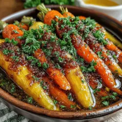 Sweet Harmony: Crockpot Maple Brown Sugar Glazed Carrots