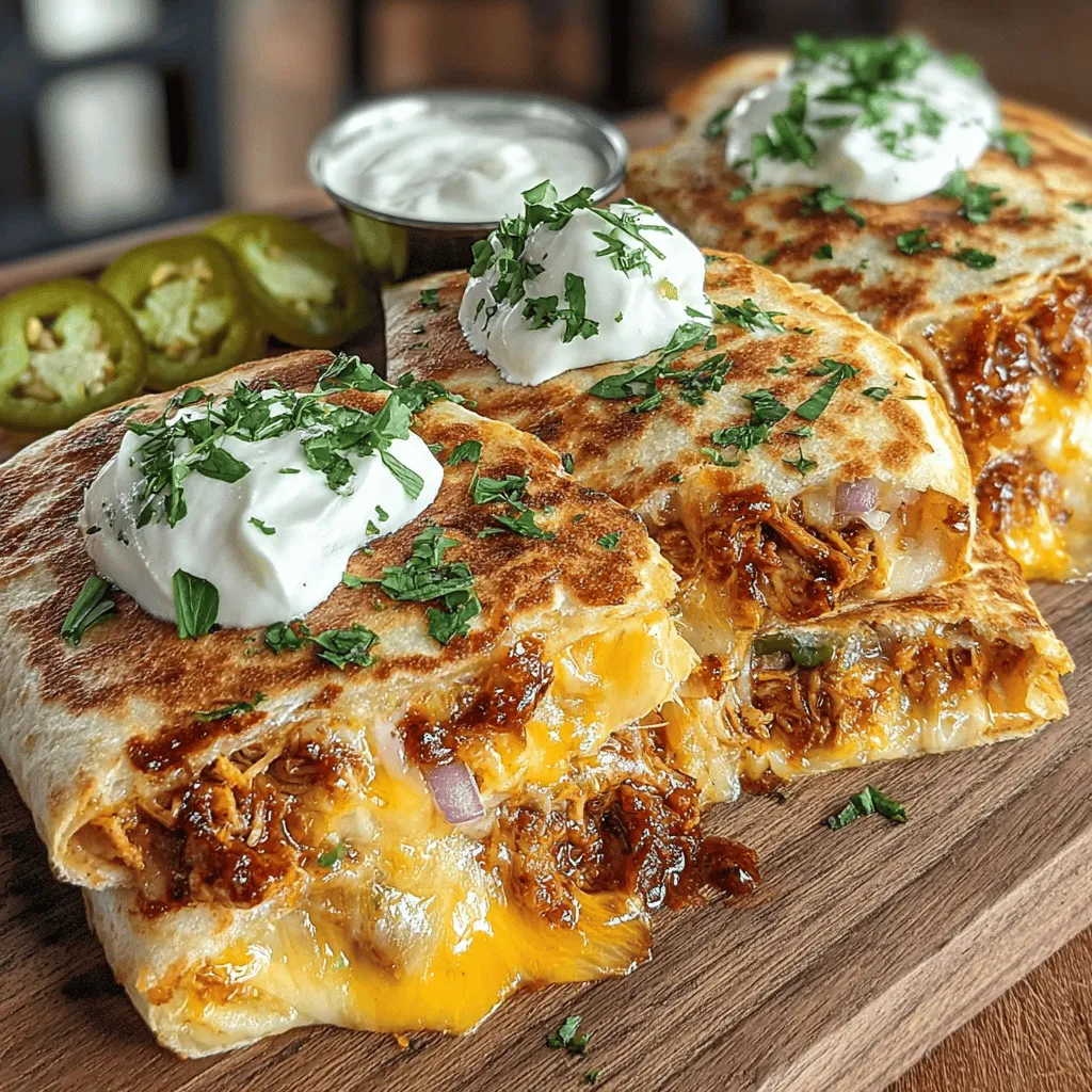 Quesadillas are one of the most versatile dishes in the culinary world. Originating from Mexico, they have transcended cultural boundaries to become a beloved comfort food in many households. Their basic structure—tortillas filled with a variety of ingredients and cooked until crispy—allows for endless creativity. Among the myriad of fillings that can be used, BBQ chicken stands out as a particularly popular choice. The smoky sweetness of barbecue sauce paired with tender, juicy chicken creates an irresistible flavor profile that is hard to resist.