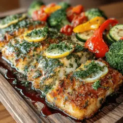 Zesty Lemon Herb Tilapia with Veggie Medley 🥦
