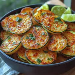 In recent years, the demand for healthy snacks has surged as more people seek to maintain a balanced diet without sacrificing flavor. As consumers become increasingly health-conscious, they are turning to creative alternatives that satisfy cravings while offering nutritional benefits. One such innovative snack is the Crispy Jalapeño Zucchini Chips. This recipe not only embodies the essence of guilt-free snacking, but it also delivers an explosion of flavor that can elevate any gathering, movie night, or afternoon munching session.